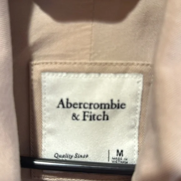 Abercrombie & fitch tan jacket size medium. - Picture 2 of 8